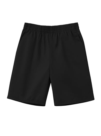 Children's Unisex Pull-On Shorts - 52132 - Black