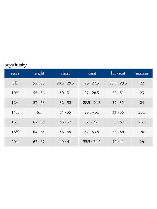 SIZECHART