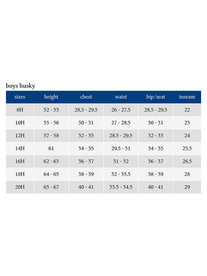 SIZECHART