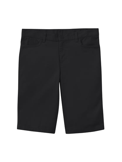 Girls' Stretch Matchstick Shorts - 52221A - Black