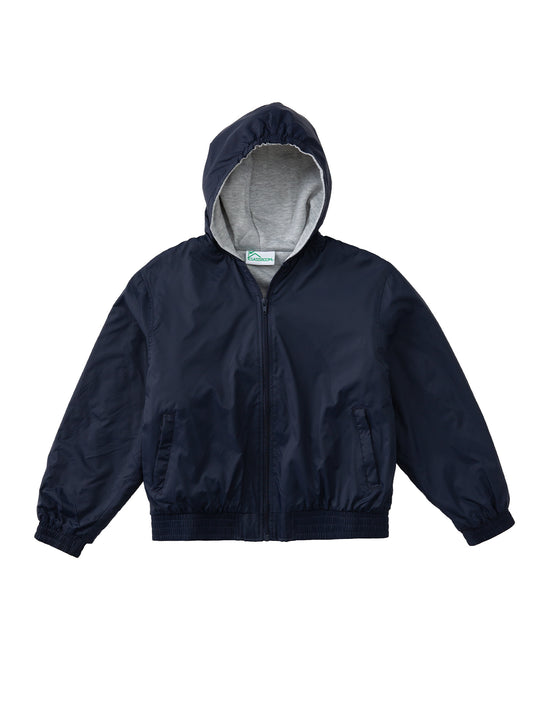 Children's Unisex Hooded Bomber Jacket - 53400R - Navy