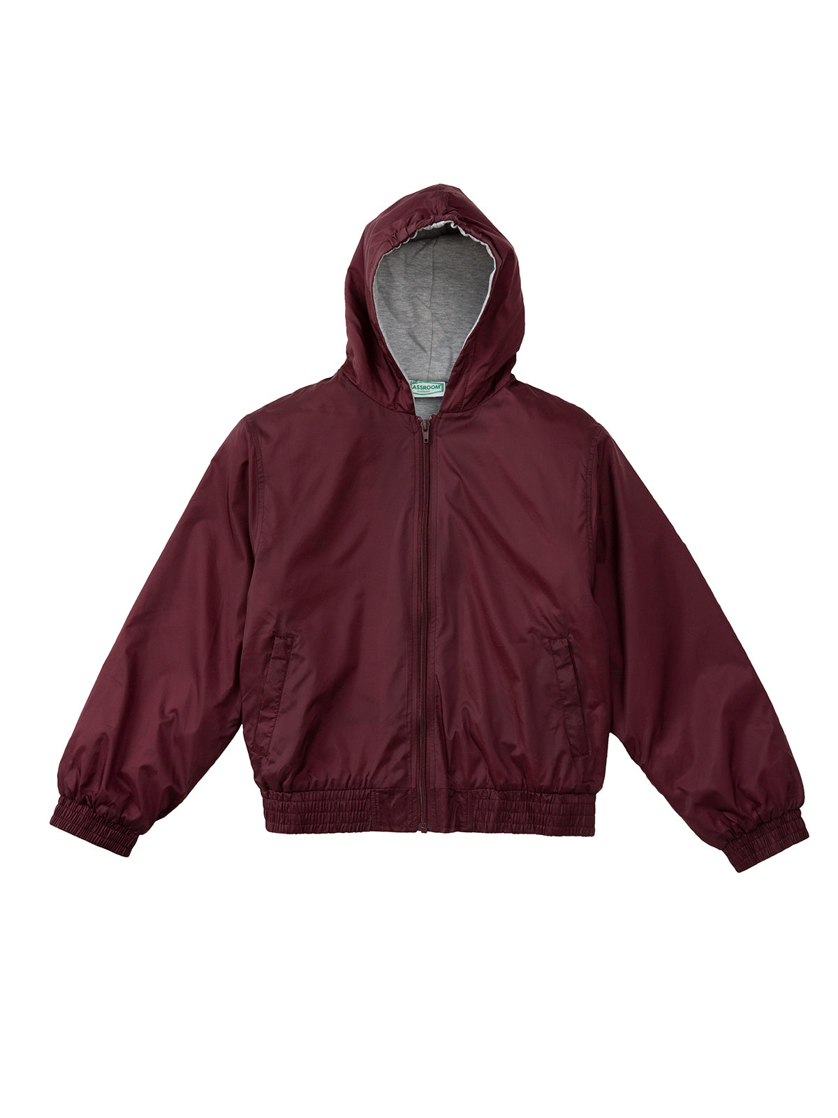 Children's Unisex Zip Front Bomber Jacket - 53402 - Burgundy