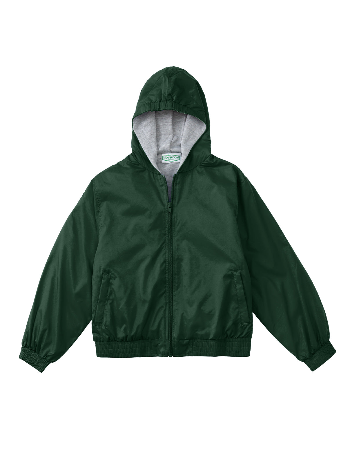 Unisex Zip Front Bomber Jacket - 53404 - Hunter Green