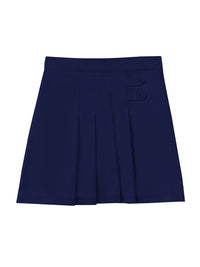 Girls' Preschool Stretch Pleated Tab Scooter - 55120Z - Dark Navy
