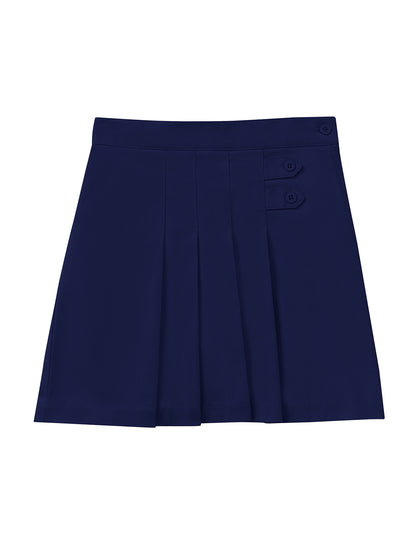 Girls' Preschool Stretch Pleated Tab Scooter - 55120Z - Dark Navy