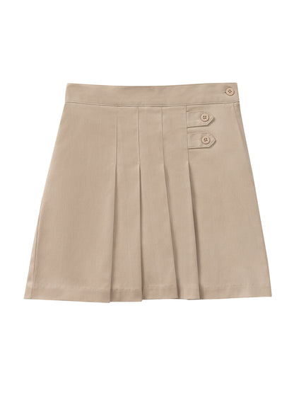 Girls' Preschool Stretch Pleated Tab Scooter - 55120Z - Khaki