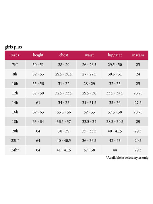 SIZECHART