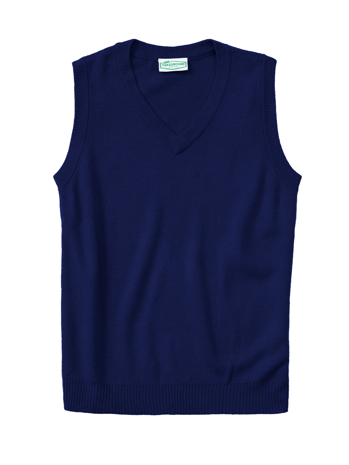 Youth Unisex V- Neck Sweater Vest - 56912 - Dark Navy