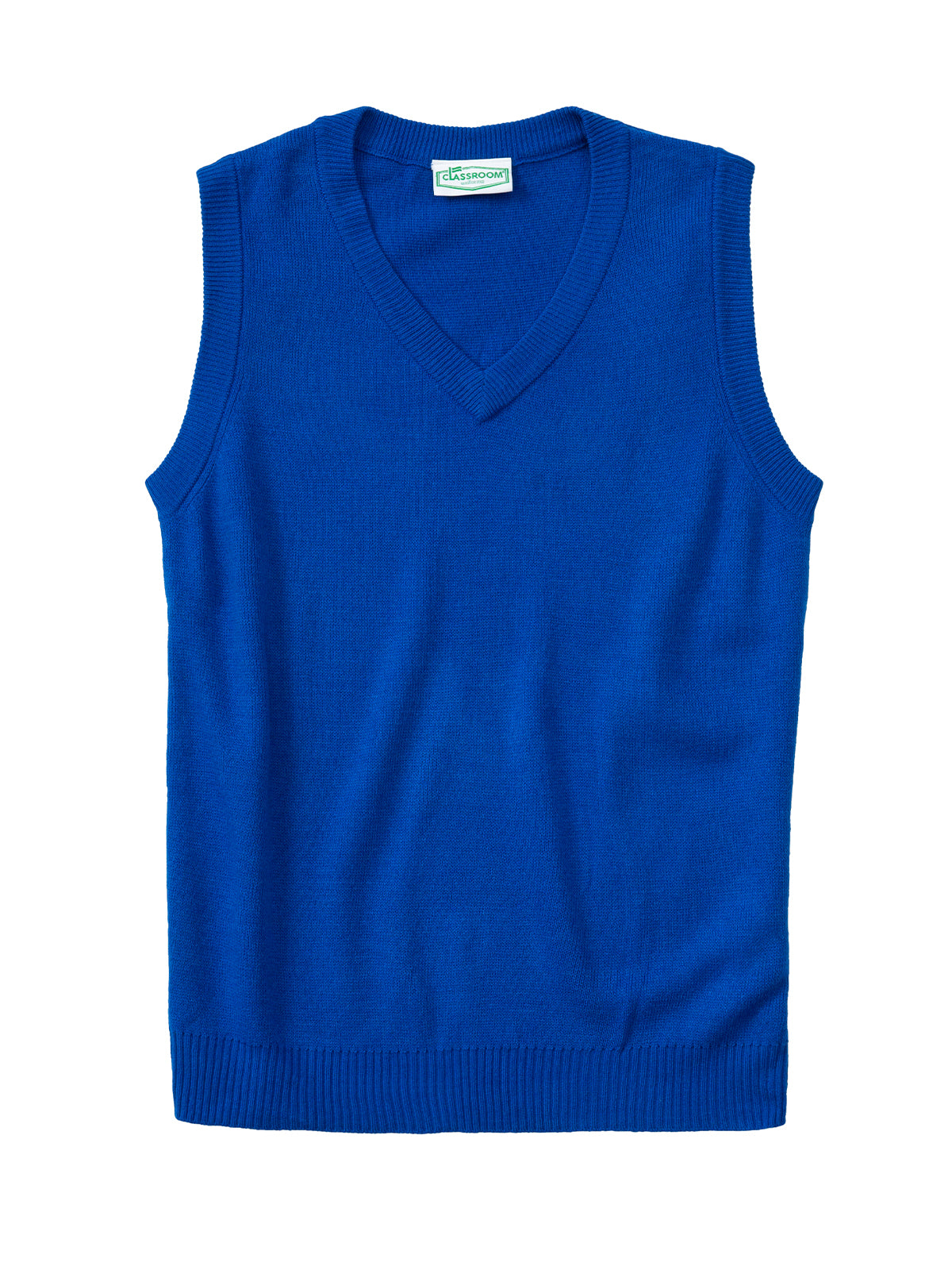 Youth Unisex V- Neck Sweater Vest - 56912 - Royal