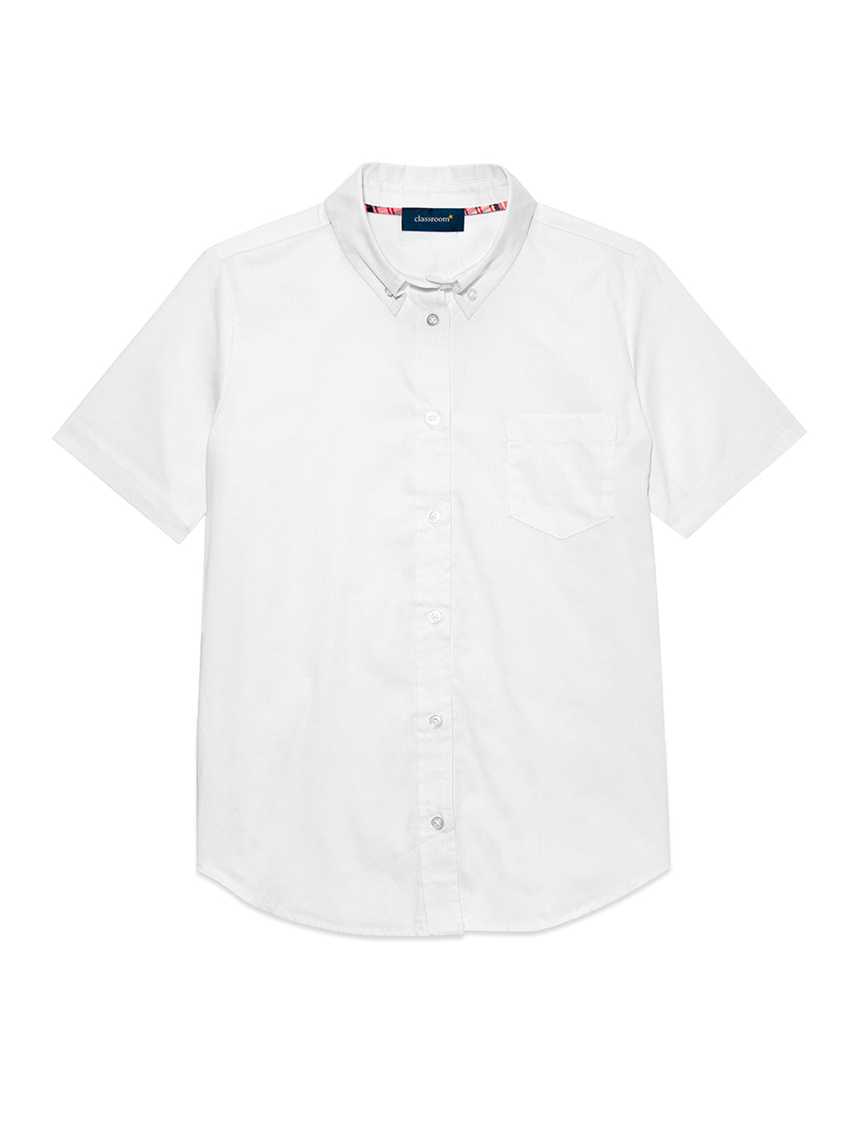 Girls' Short Sleeve Oxford Shirt - 57422 - White