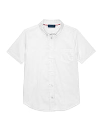 Girls' Short Sleeve Oxford Shirt - 57422 - White