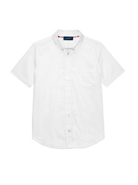 Junior Girls' Short Sleeve Oxford Shirt - 57424 - White