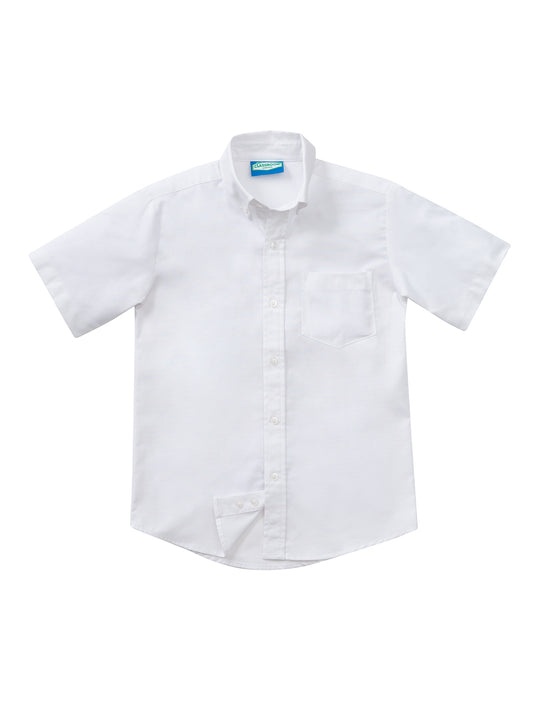 Boys' Short Sleeve Oxford Shirt - 57661 - White