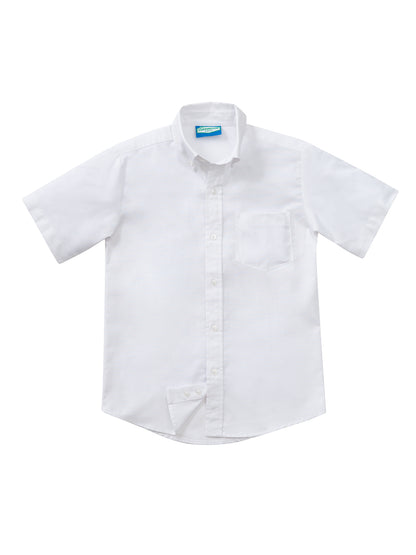 Boys' Short Sleeve Oxford Shirt - 57662 - White