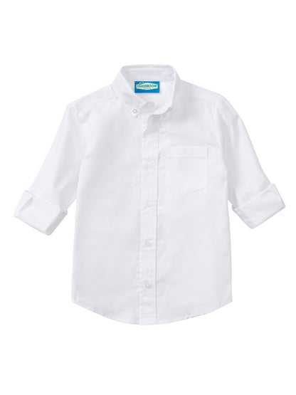 Boys' Long Sleeve Oxford Shirt - 57672 - White