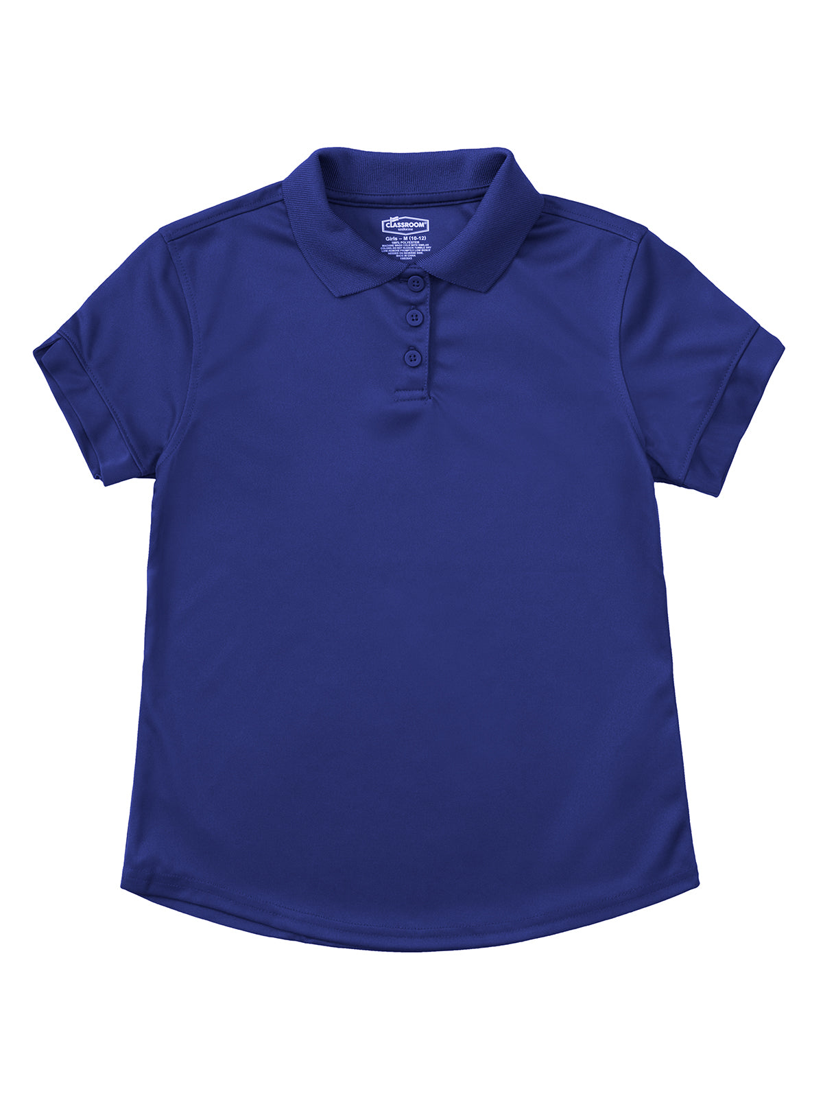 Girls' Short Sleeve Moisture Wicking Polo - 58632 - SS Royal