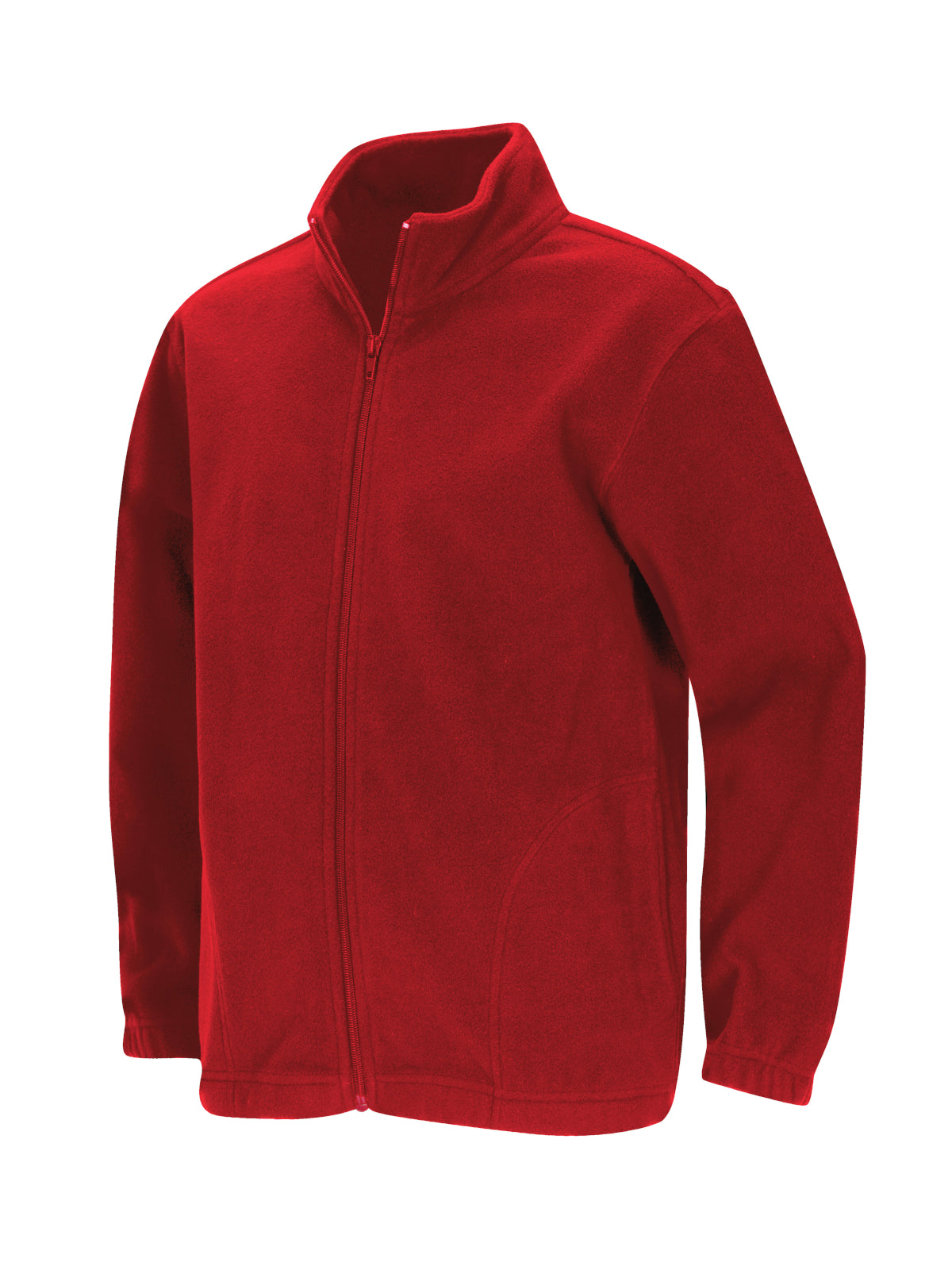 Adult Unisex Polar Fleece Jacket - 59204 - Red