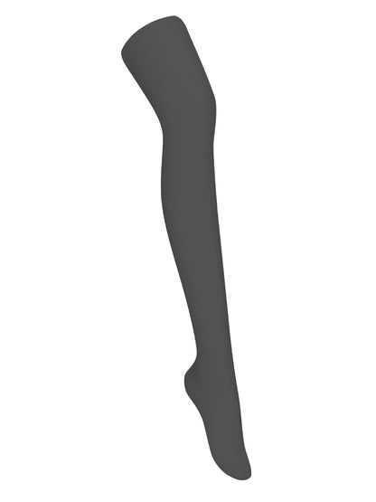 Junior Girls' Flat Tights Single Pack - 5HF202 - Gray