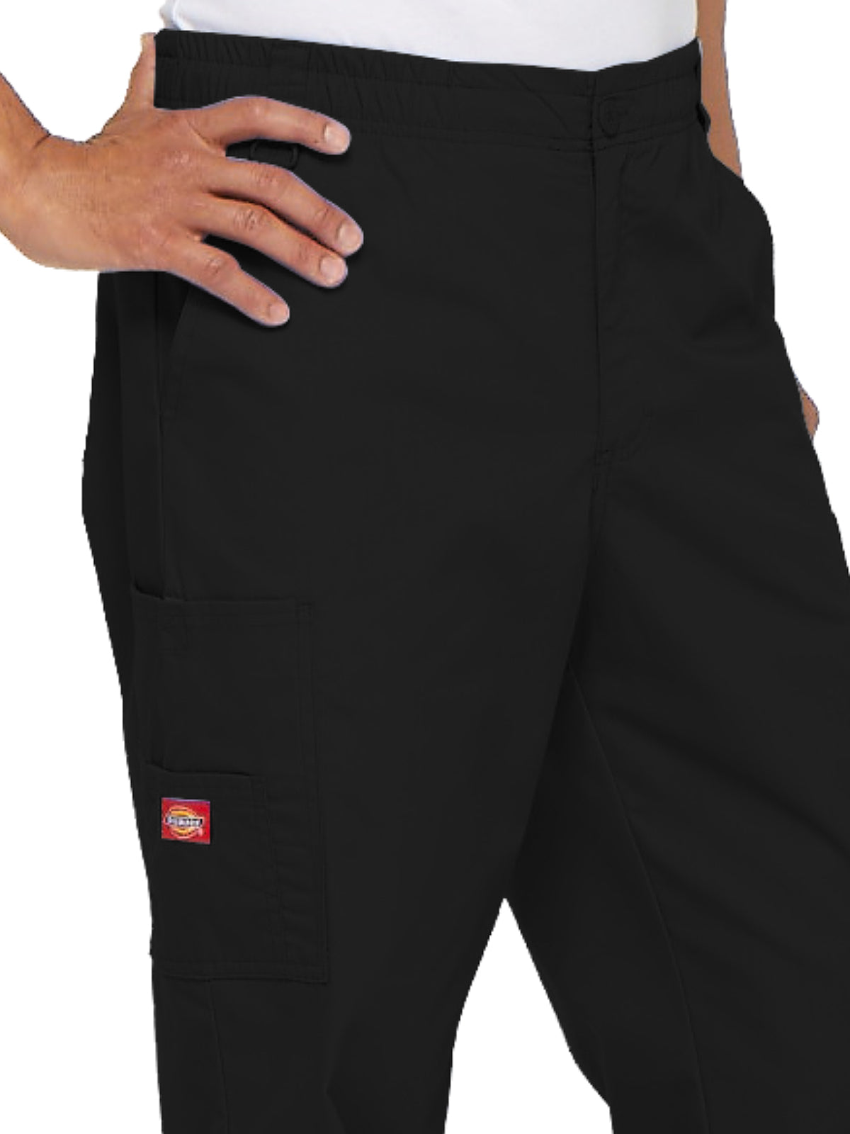 Men's Zip Fly Pull-On Pant - 81006 - Black