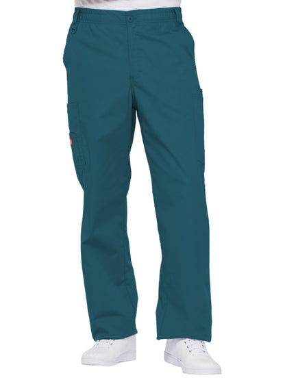 Men's Zip Fly Pull-On Pant - 81006 - Caribbean Blue