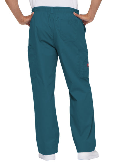 Men's Zip Fly Pull-On Pant - 81006 - Caribbean Blue