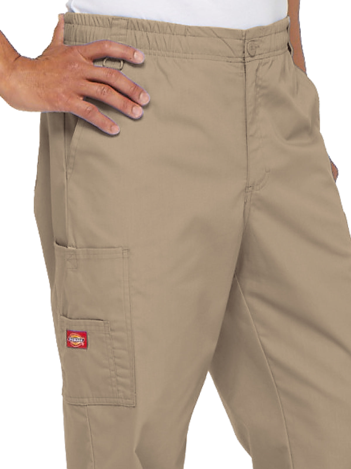 Men's Zip Fly Pull-On Pant - 81006 - Dark Khaki