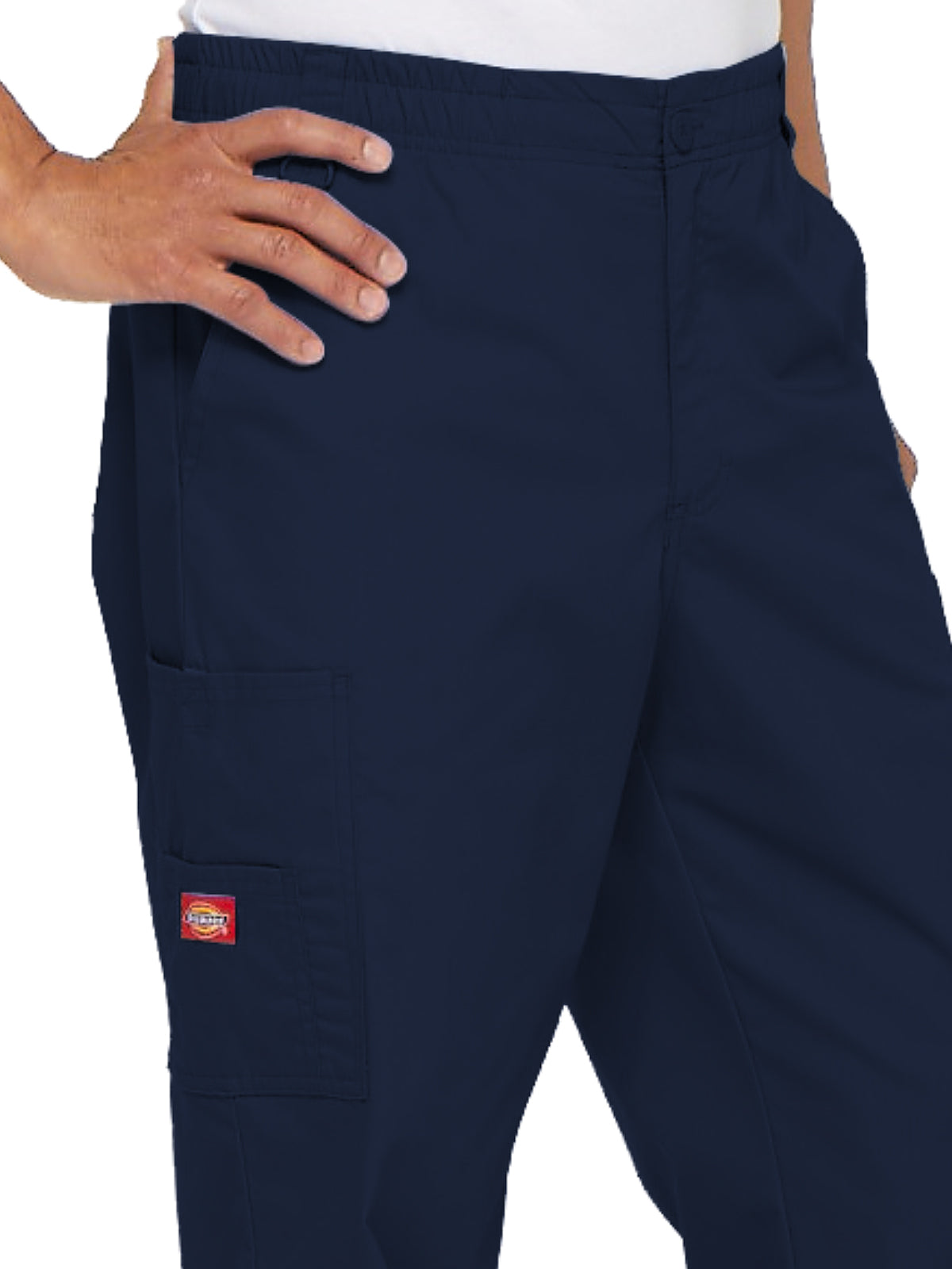 Men's Zip Fly Pull-On Pant - 81006 - Navy