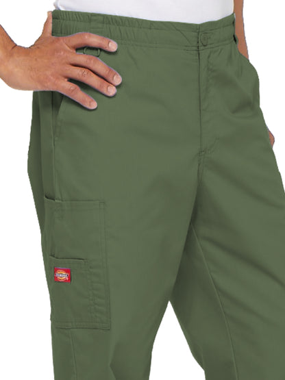 Men's Zip Fly Pull-On Pant - 81006 - Olive