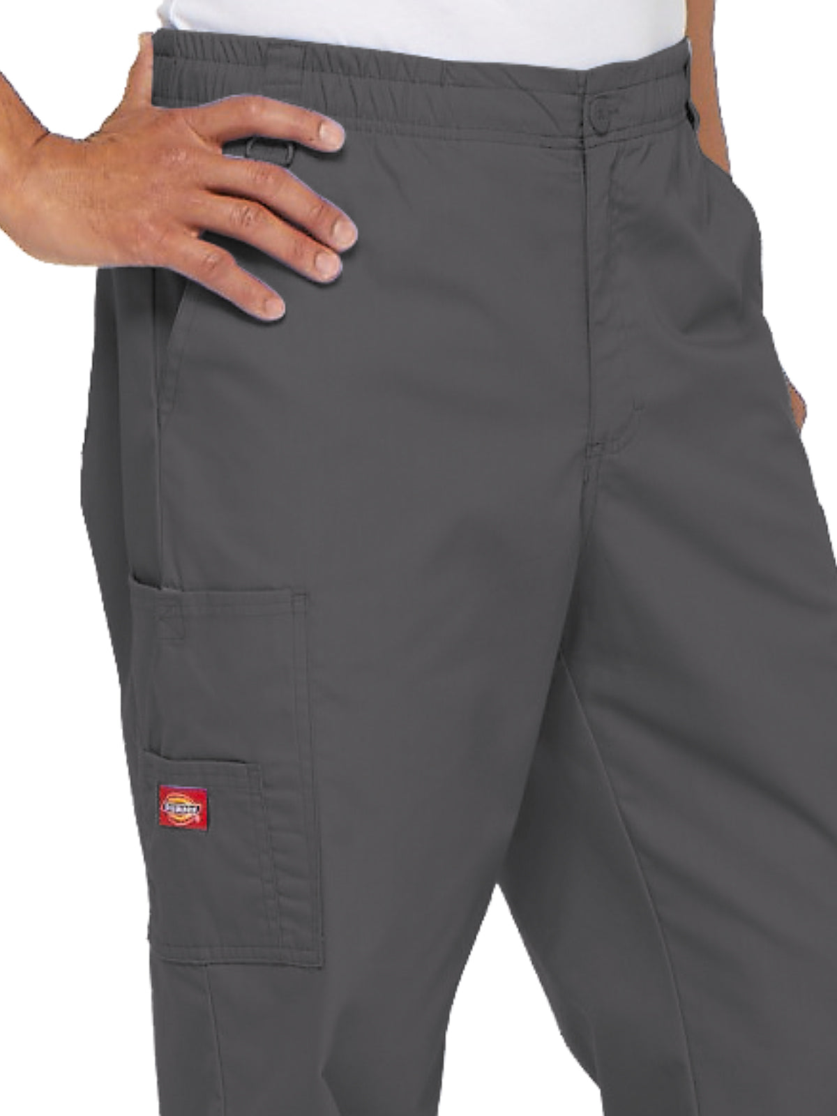 Men's Zip Fly Pull-On Pant - 81006 - Pewter