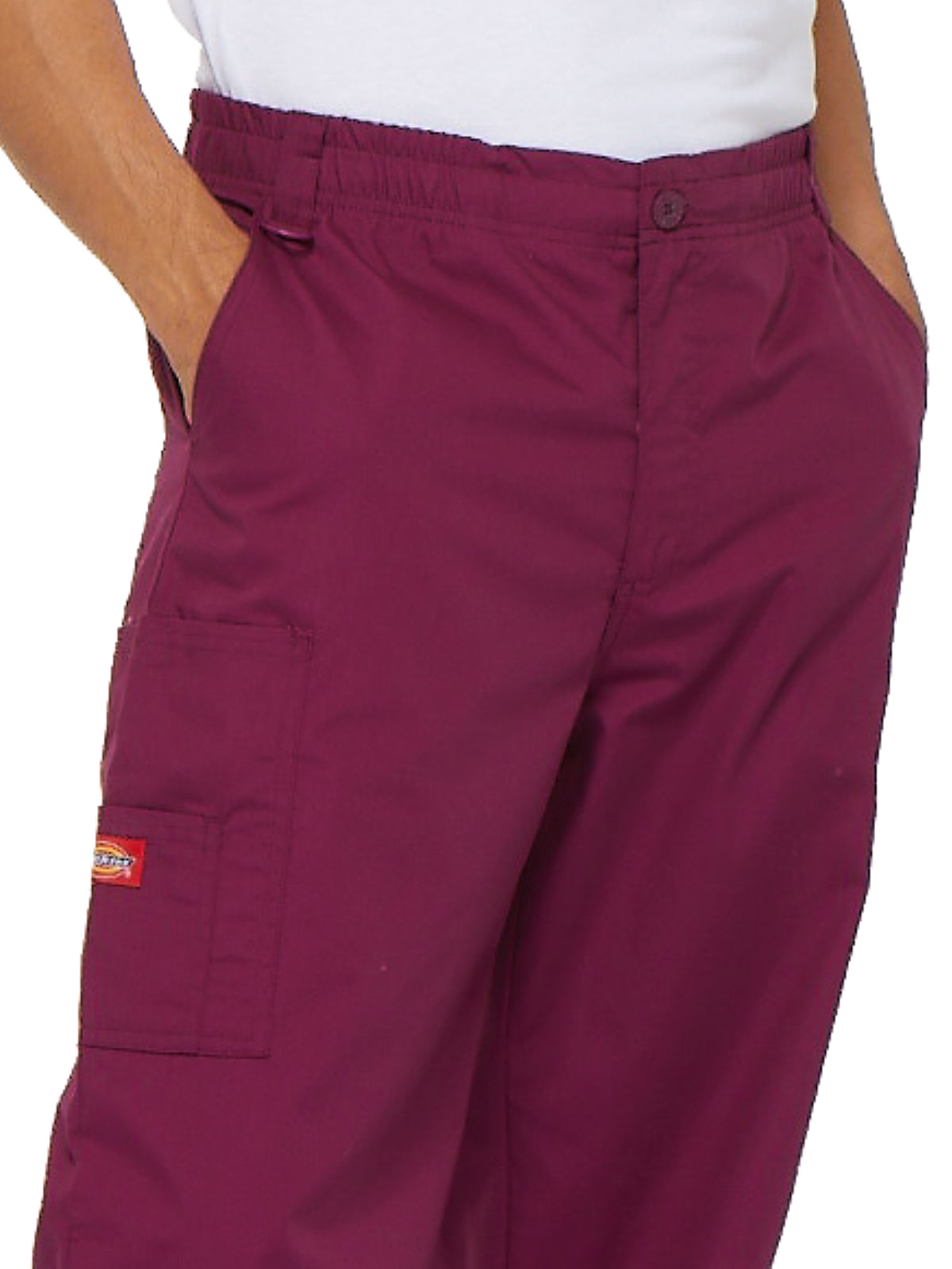 Men's Zip Fly Pull-On Pant - 81006 - Wine