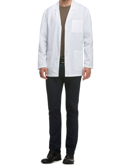 Men's Four-Pocket 31" Consultation Lab Coat - 81404 - White