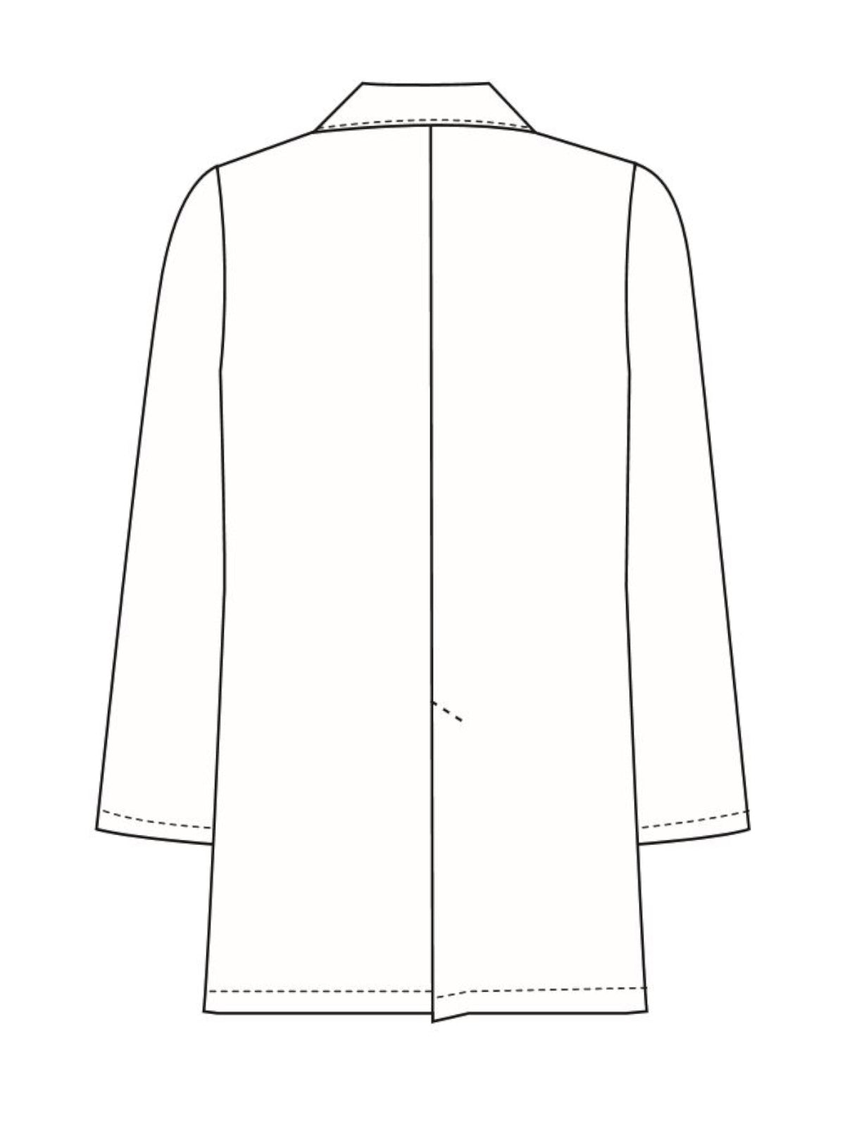 Men's Four-Pocket 31" Consultation Lab Coat - 81404 - White