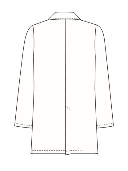 Men's Four-Pocket 31" Consultation Lab Coat - 81404 - White