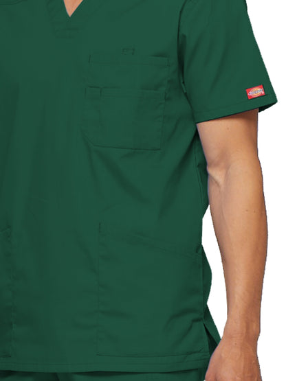 Men's 5-Pocket V-Neck Scrub Top - 81906 - Hunter