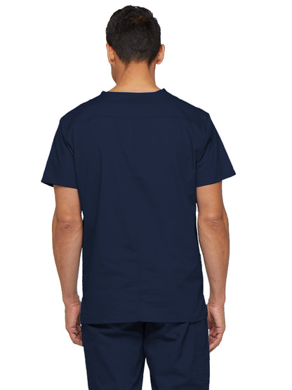 Men's 5-Pocket V-Neck Scrub Top - 81906 - Navy