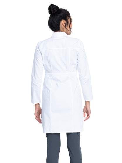 Women's Four-Pocket 37" Full-Length Lab Coat - 82401 - White