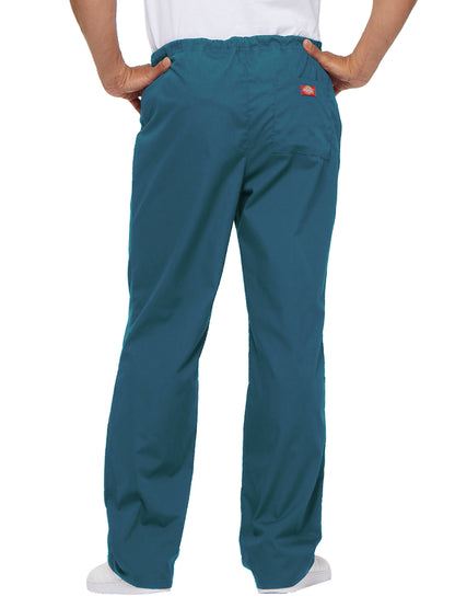 Unisex 1-Pocket Drawstring Scrub Pant - 83006 - Caribbean Blue