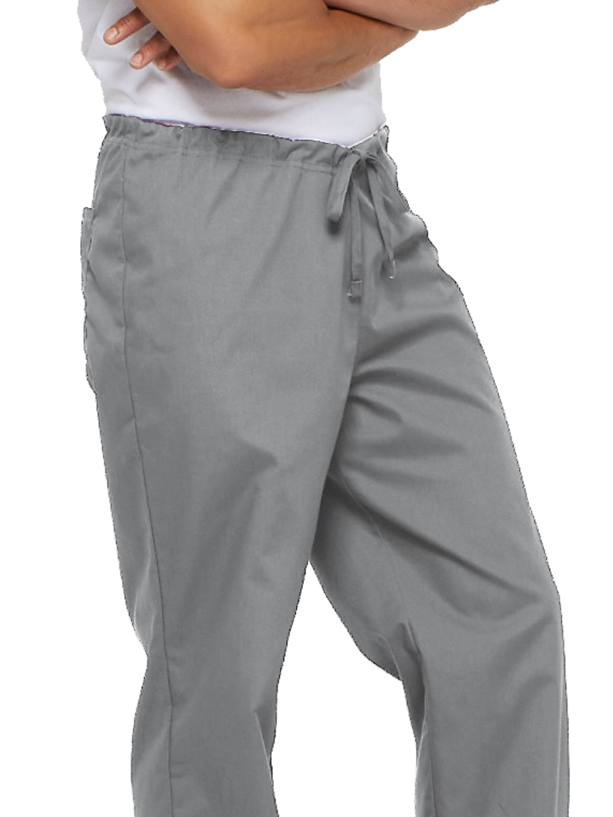 Unisex 1-Pocket Drawstring Scrub Pant - 83006 - Grey