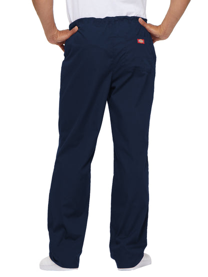 Unisex 1-Pocket Drawstring Scrub Pant - 83006 - Navy