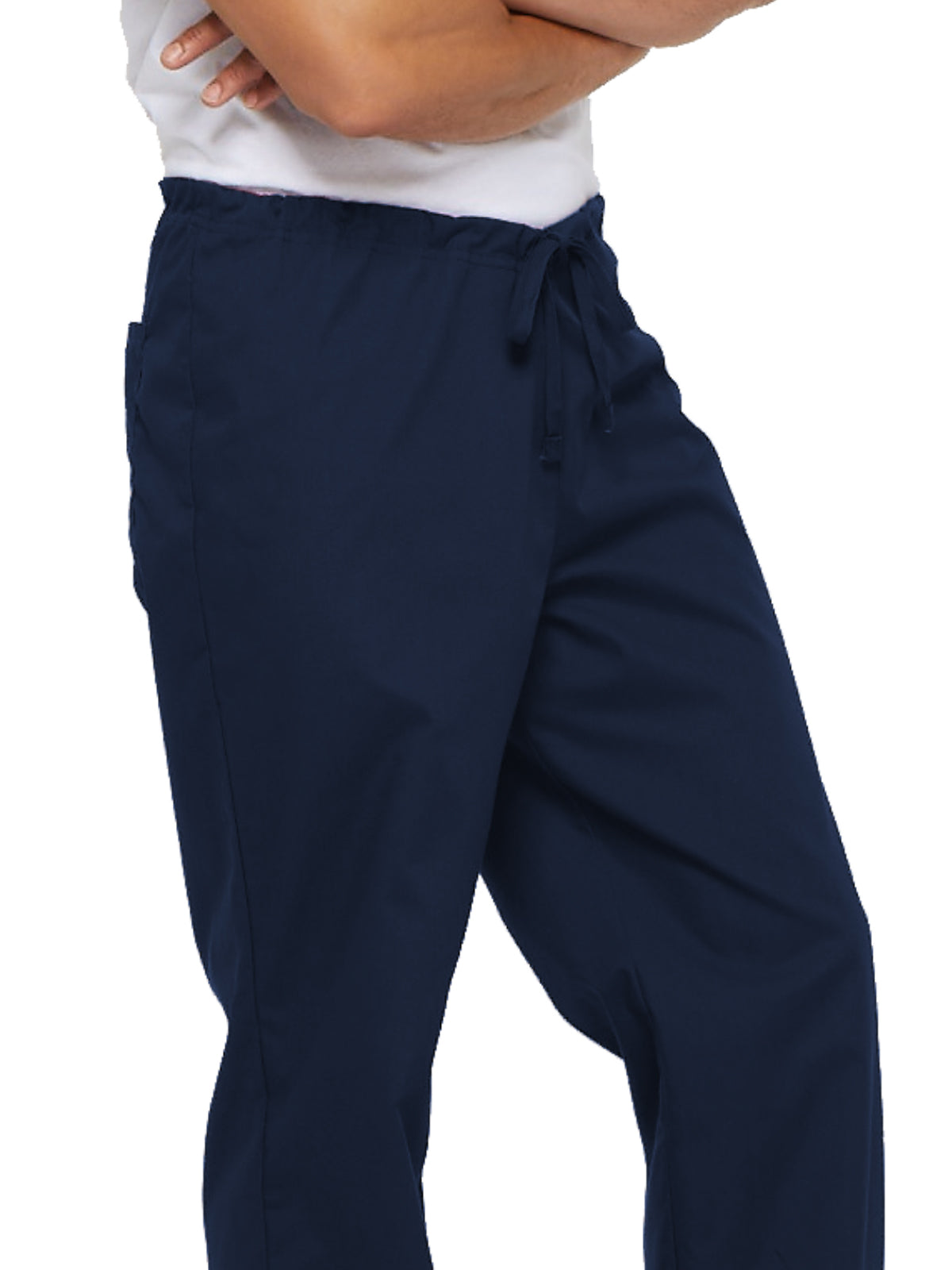 Unisex 1-Pocket Drawstring Scrub Pant - 83006 - Navy