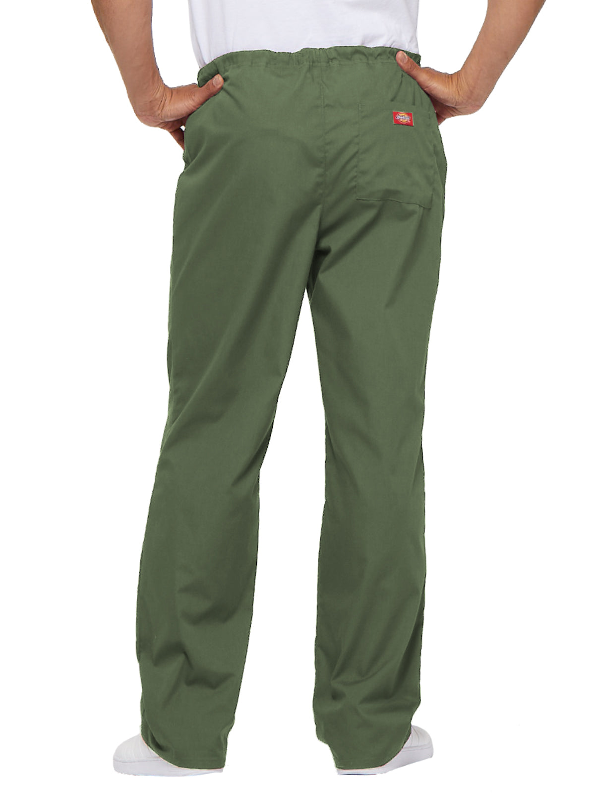 Unisex 1-Pocket Drawstring Scrub Pant - 83006 - Olive