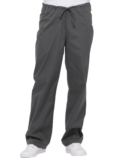 Unisex 1-Pocket Drawstring Scrub Pant - 83006 - Pewter