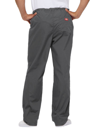 Unisex 1-Pocket Drawstring Scrub Pant - 83006 - Pewter