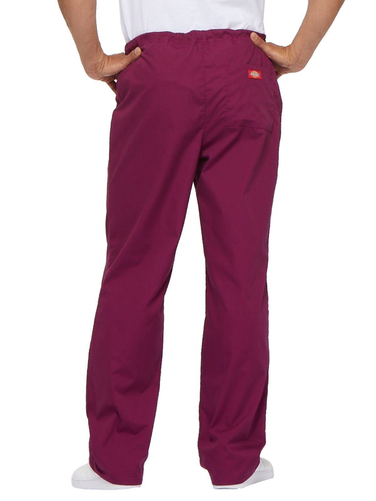 Unisex 1-Pocket Drawstring Scrub Pant - 83006 - Wine