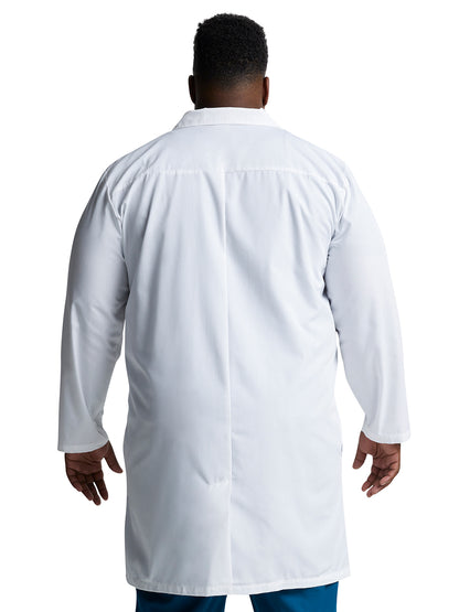 Unisex Three-Pocket 40" Full-Length Lab Coat - 83403 - White