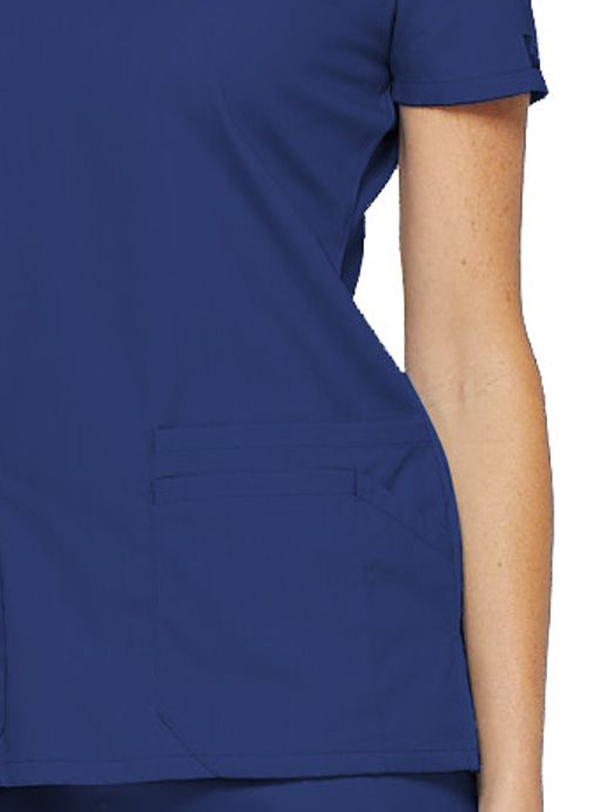 Women's 6-Pocket V-Neck Scrub Top - 85906 - Galaxy Blue