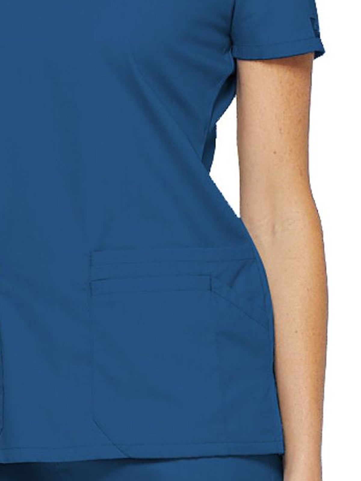 Women's 6-Pocket V-Neck Scrub Top - 85906 - Royal