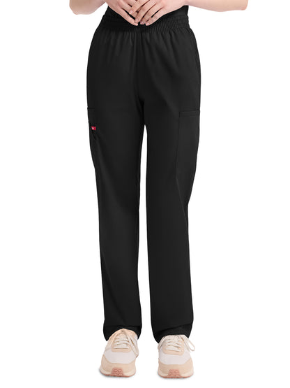 Women's 6-Pocket Natural Rise Tapered Leg Pant - 86106 - Black