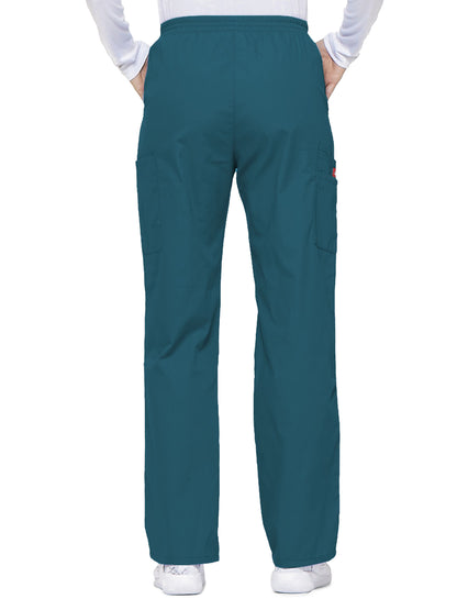 Women's Natural Rise Tapered Leg Pull-On Pant - 86106 - Caribbean Blue