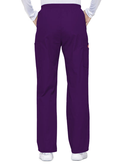 Women's Natural Rise Tapered Leg Pull-On Pant - 86106 - Eggplant